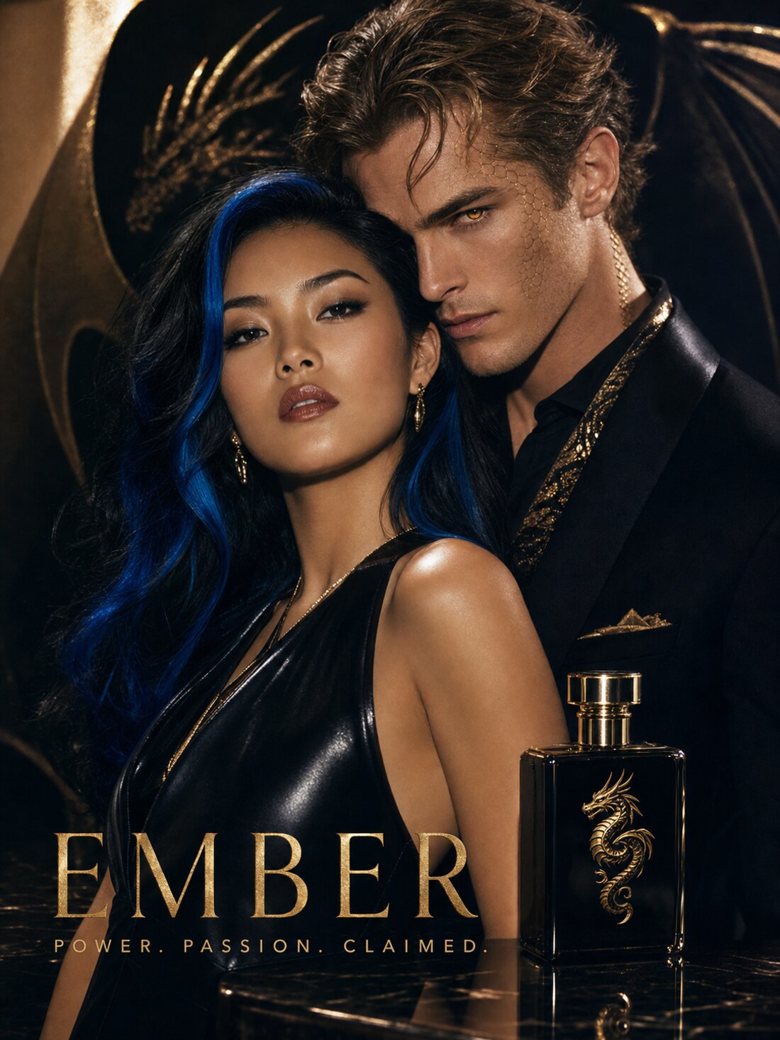 Andi & Damian 1990s perfume ad