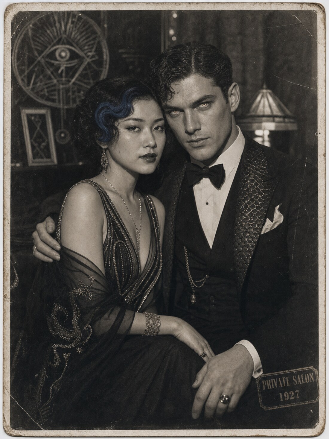 Andi & Damian 1920s occult salon
