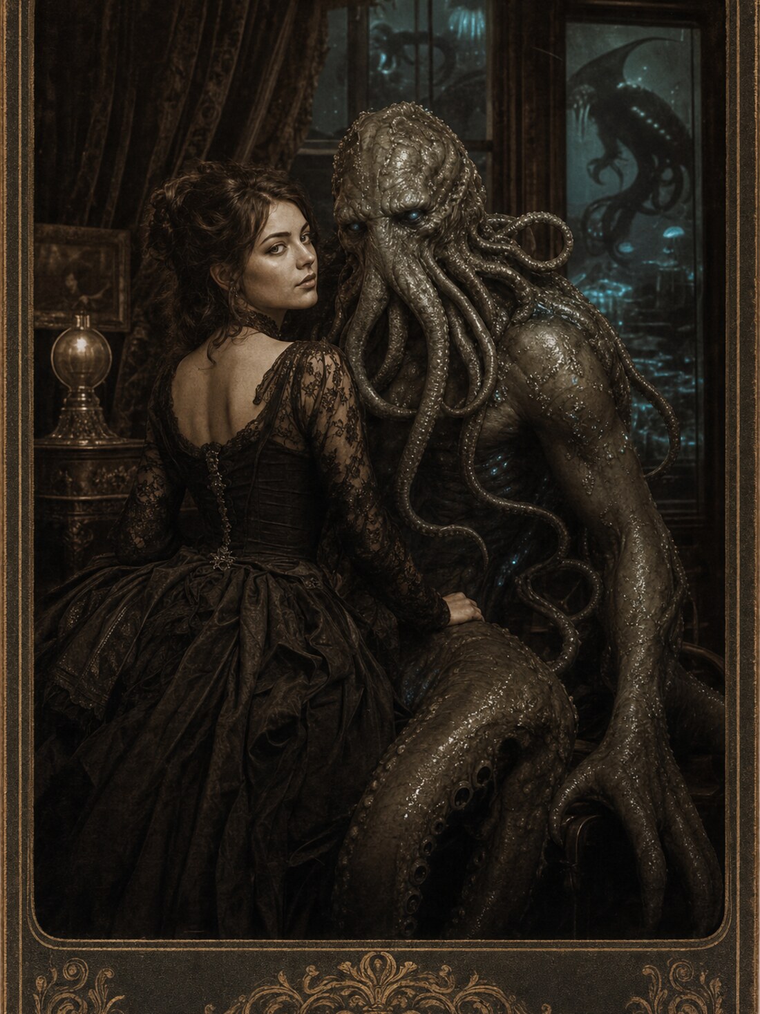 Elle & Cepharius Victorian cabinet card