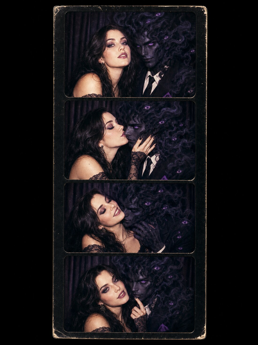 1980s gothic photo booth