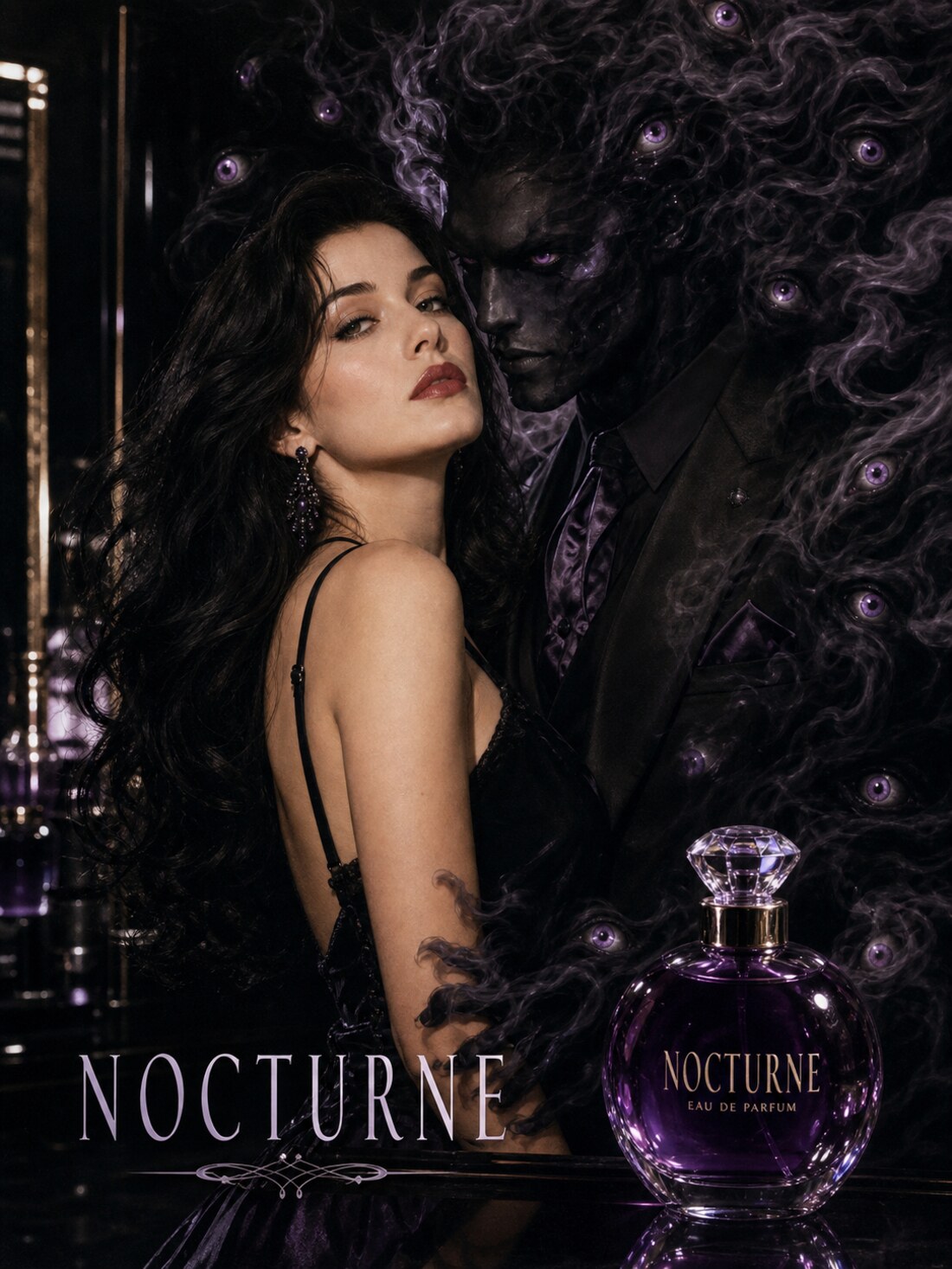 1990s couture fragrance ad